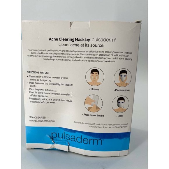 PULSADERM ACNE CLEARING MASK FACIAL MOISTURIZER, Pre-owned - Picture 3 of 5